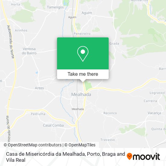 Casa de Misericórdia da Mealhada map