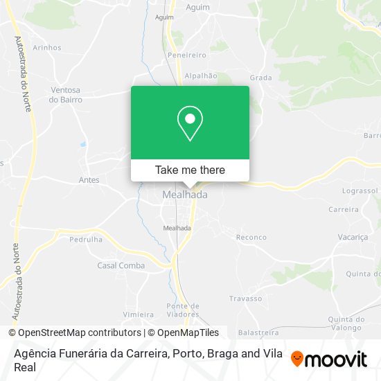 Agência Funerária da Carreira map