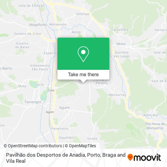 Pavilhão dos Desportos de Anadia map