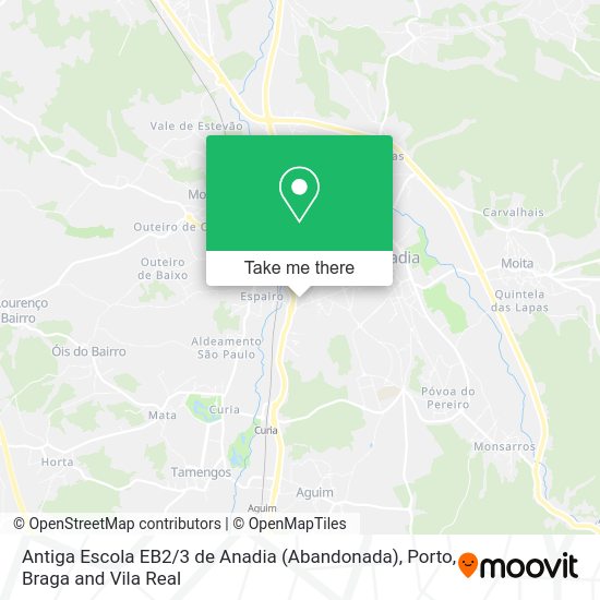 Antiga Escola EB2 / 3 de Anadia (Abandonada) map