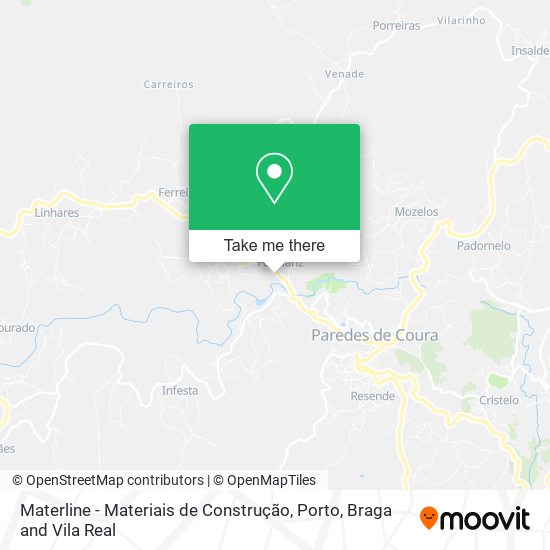 Materline - Materiais de Construção mapa