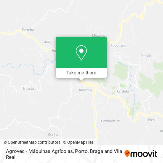 Agrovec - Máquinas Agrícolas map