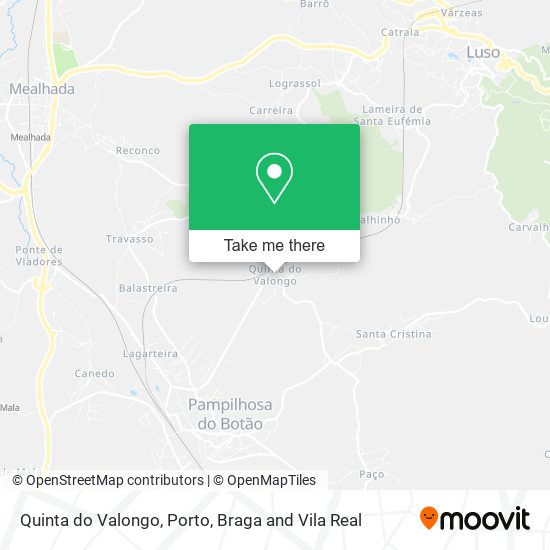 Quinta do Valongo mapa