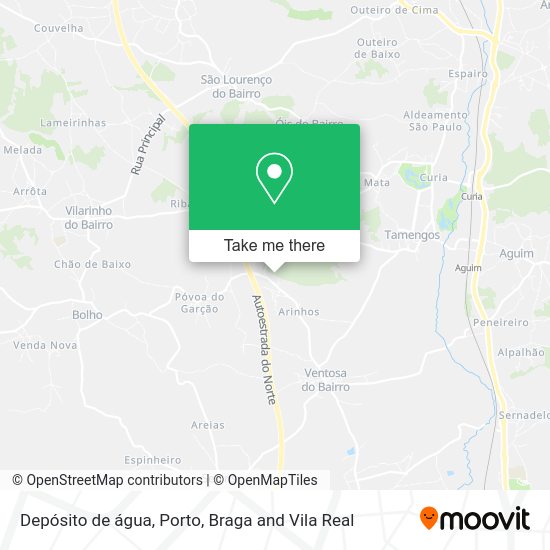 Depósito de água map