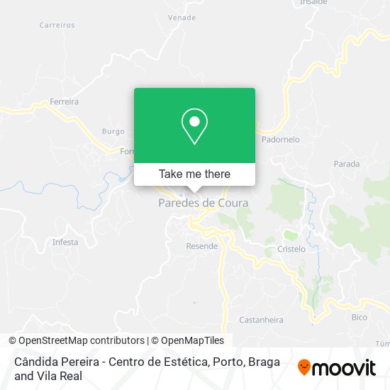 Cândida Pereira - Centro de Estética mapa