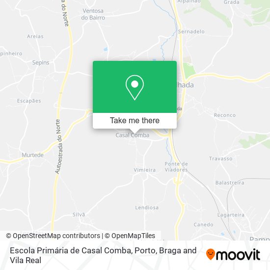 Escola Primária de Casal Comba map