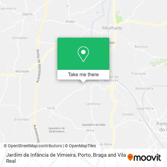 Jardim de Infância de Vimieira map