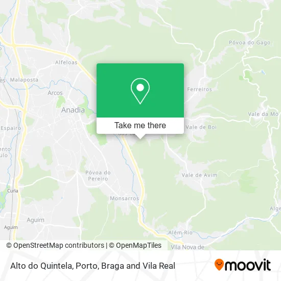 Alto do Quintela map