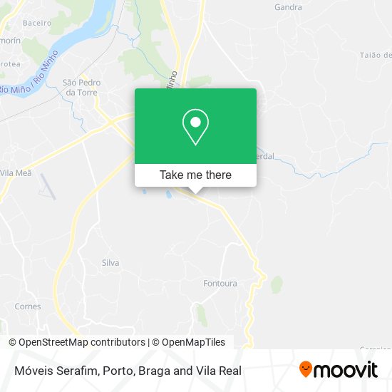 Móveis Serafim mapa