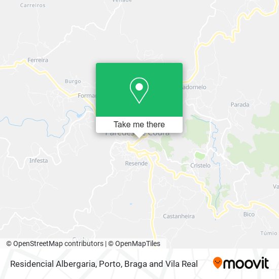 Residencial Albergaria mapa