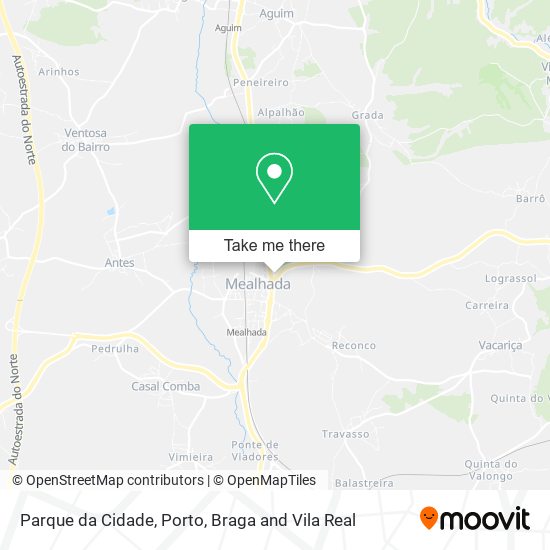 Parque da Cidade map