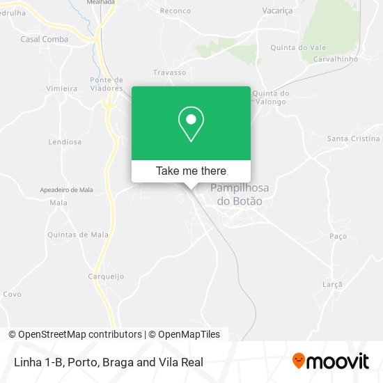 Linha 1-B map