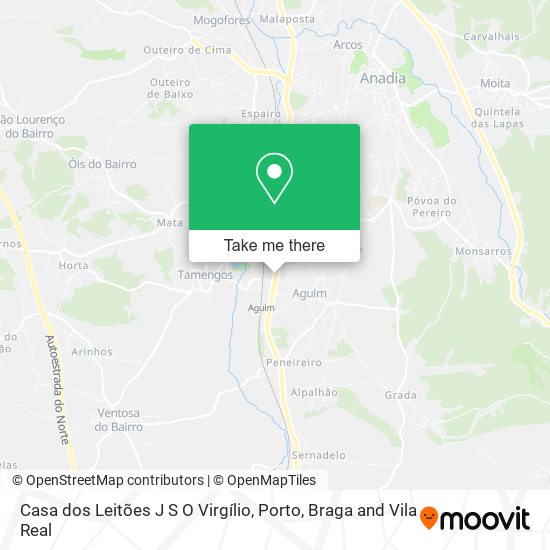 Casa dos Leitões J S O Virgílio mapa