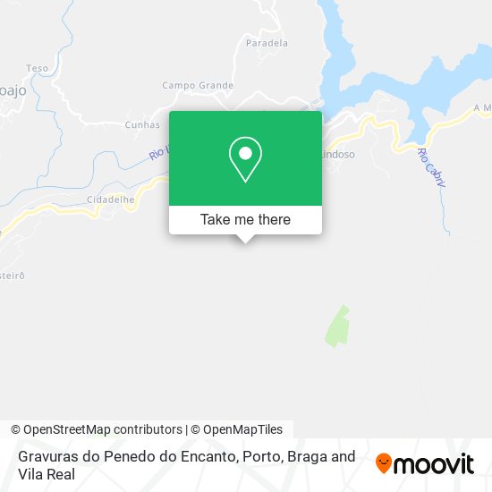 Gravuras do Penedo do Encanto map