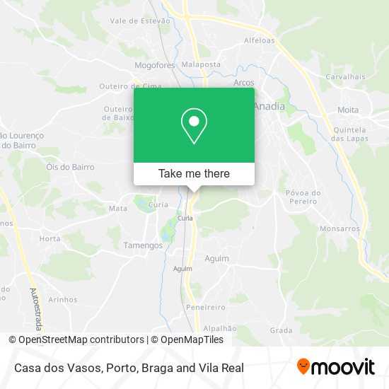 Casa dos Vasos mapa