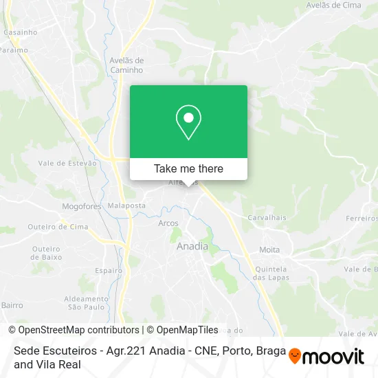 Sede Escuteiros - Agr.221 Anadia - CNE map