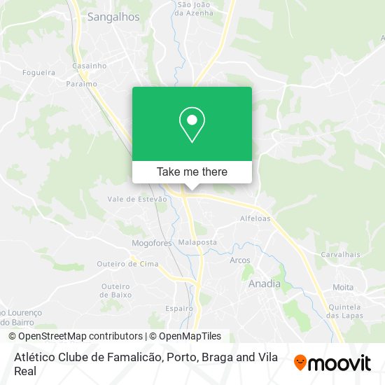 Atlético Clube de Famalicão map