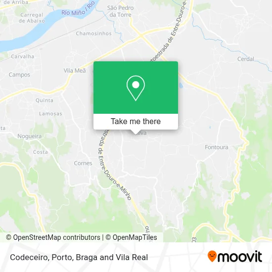 Codeceiro map