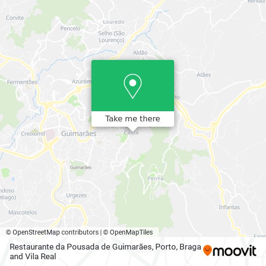 Restaurante da Pousada de Guimarães map