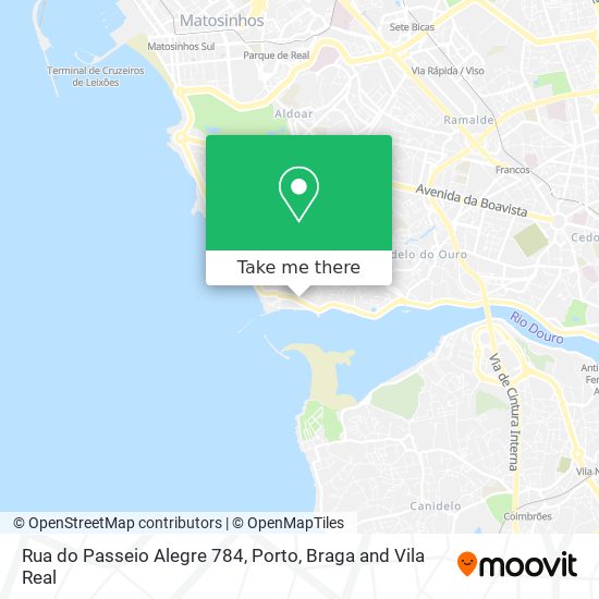 Rua do Passeio Alegre 784 map