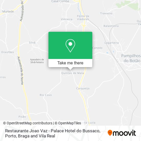 Restaurante Joao Vaz - Palace Hotel do Bussaco map