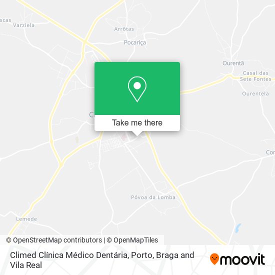 Climed Clínica Médico Dentária mapa