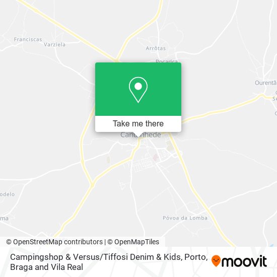 Campingshop & Versus / Tiffosi Denim & Kids map