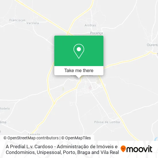 A Predial L.v. Cardoso - Administração de Imóveis e Condomínios, Unipessoal map