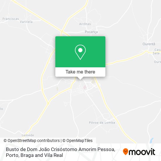 Busto de Dom João Crisóstomo Amorim Pessoa map