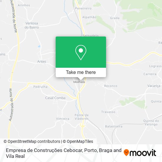 Empresa de Construções Cebocar map