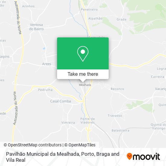 Pavilhão Municipal da Mealhada map
