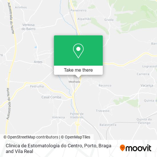 Clínica de Estomatologia do Centro mapa