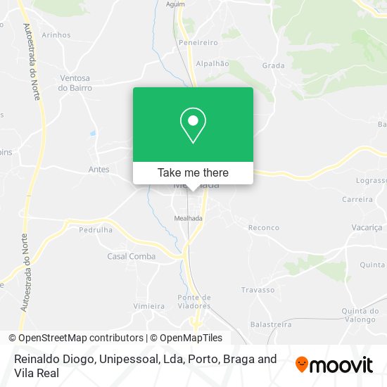 Reinaldo Diogo, Unipessoal, Lda map