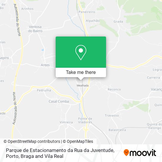 Parque de Estacionamento da Rua da Juventude map