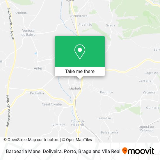 Barbearia Manel Doliveira map