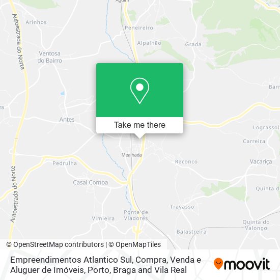 Empreendimentos Atlantico Sul, Compra, Venda e Aluguer de Imóveis map