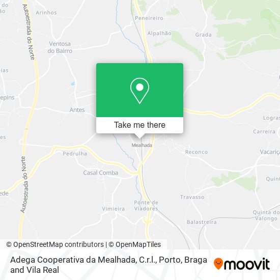 Adega Cooperativa da Mealhada, C.r.l. mapa