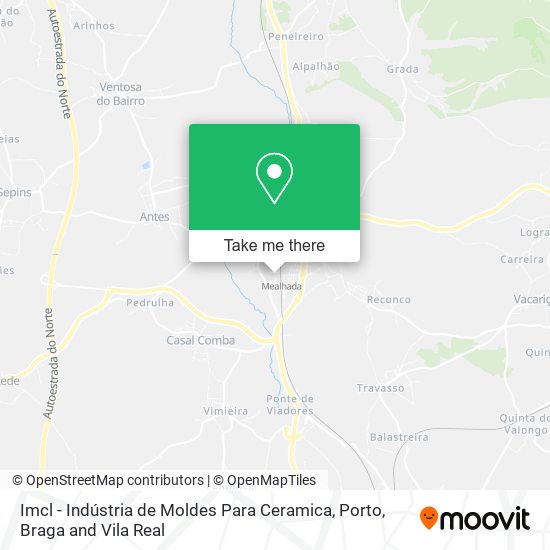 Imcl - Indústria de Moldes Para Ceramica map
