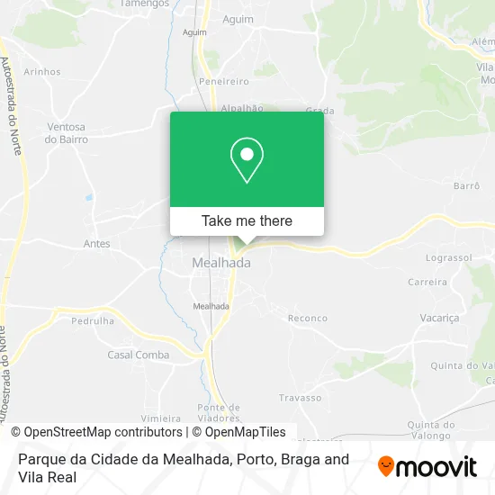 Parque da Cidade da Mealhada map