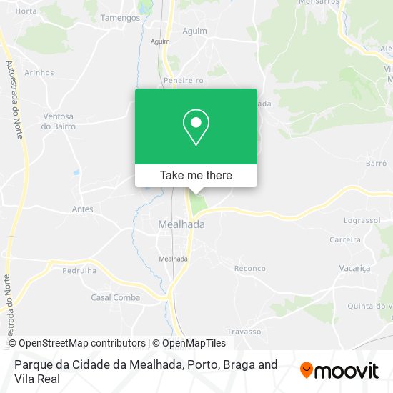 Parque da Cidade da Mealhada map