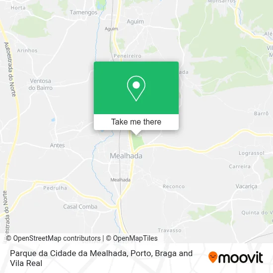 Parque da Cidade da Mealhada map