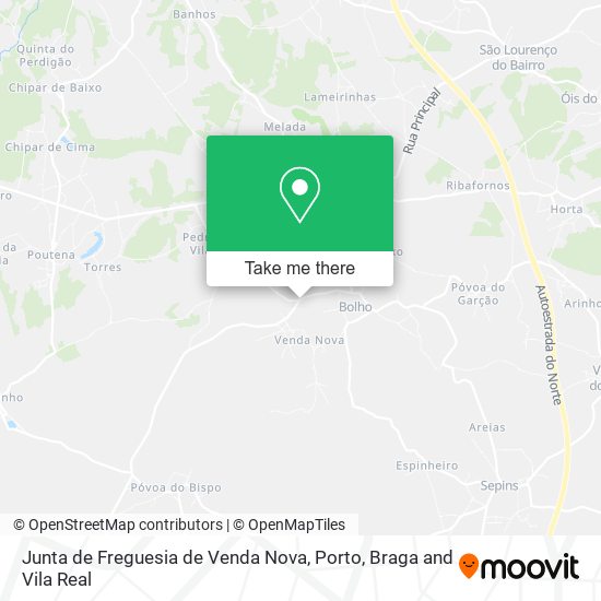 Junta de Freguesia de Venda Nova map