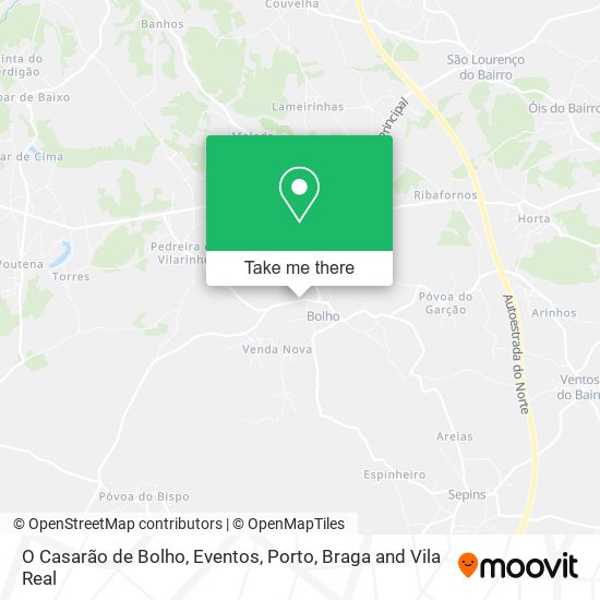 O Casarão de Bolho, Eventos mapa