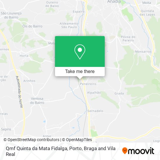 Qmf Quinta da Mata Fidalga map