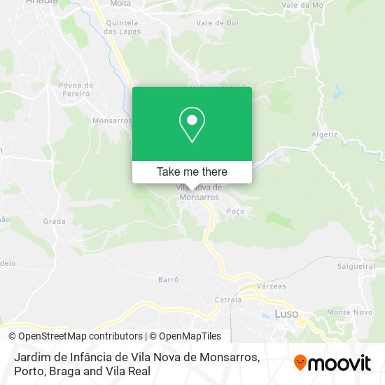 Jardim de Infância de Vila Nova de Monsarros map