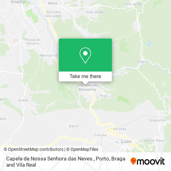 Capela de Nossa Senhora das Neves. map