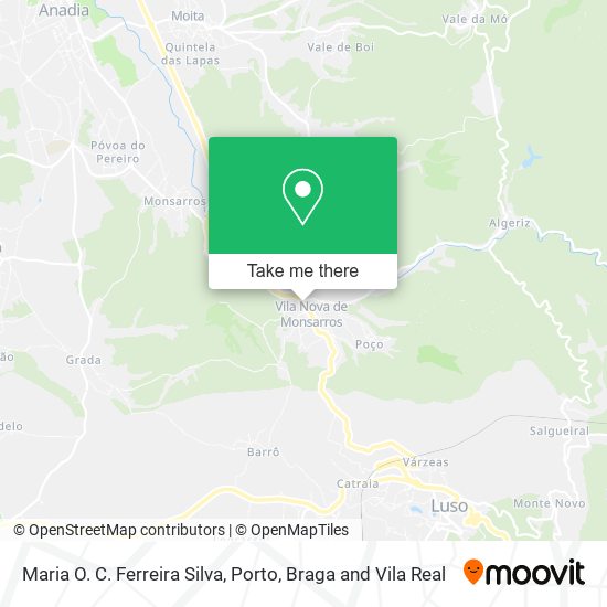 Maria O. C. Ferreira Silva map