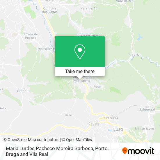 Maria Lurdes Pacheco Moreira Barbosa map