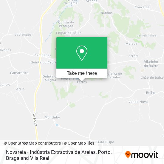 Novareia - Indústria Extractiva de Areias mapa