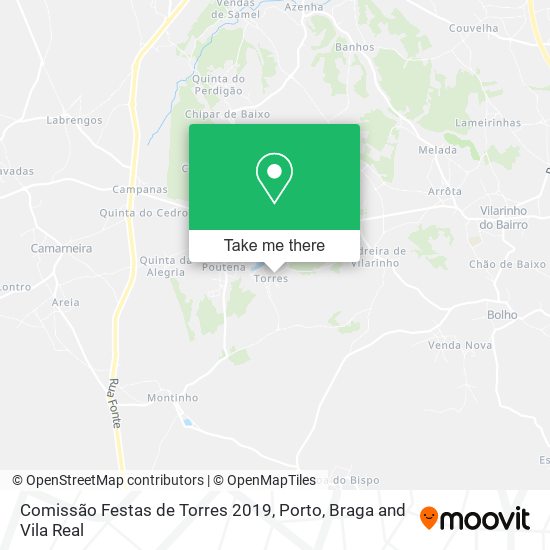 Comissão Festas de Torres 2019 mapa